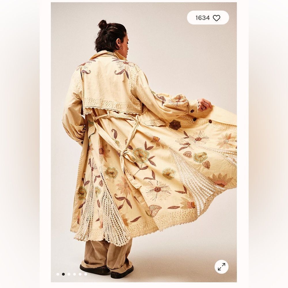FREE PEOPLE Forget Me Not Trench Coat